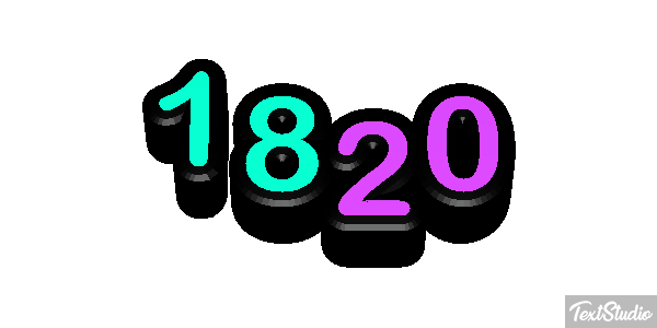 1820 テキスト効果