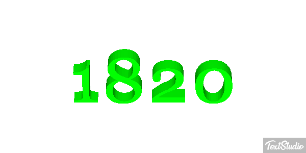 1820 テキスト効果