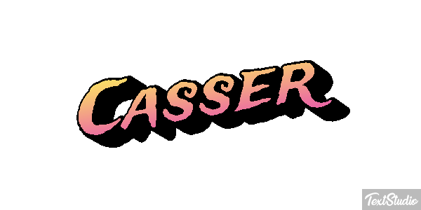 Casser Texteffekt