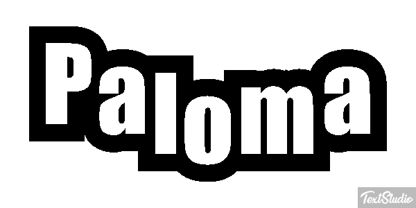 Paloma Efecto de texto