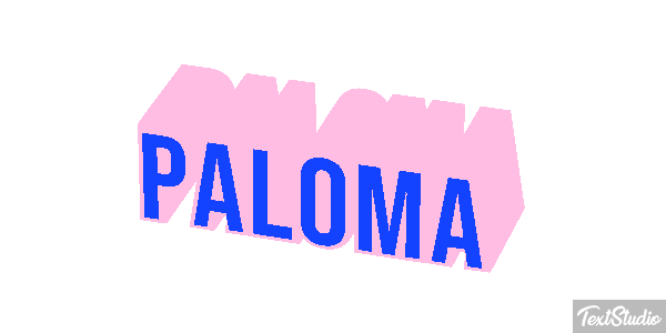 Paloma Efecto de texto