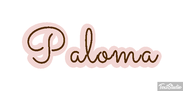 Paloma Efecto de texto