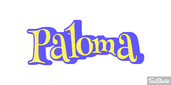 Paloma Efecto de texto