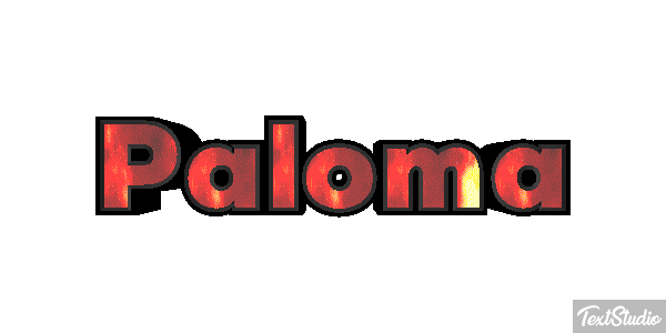 Paloma Efecto de texto