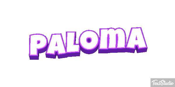 Paloma Efecto de texto