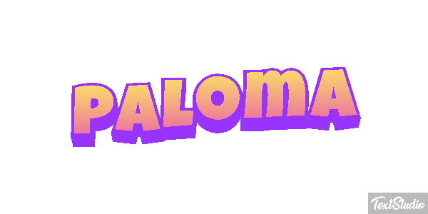 Paloma Efecto de texto