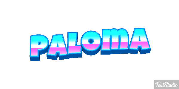 Paloma Efecto de texto
