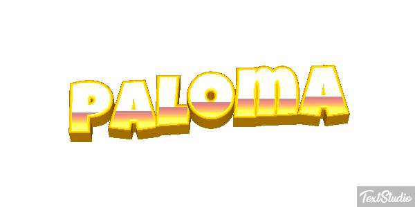 Paloma Efecto de texto