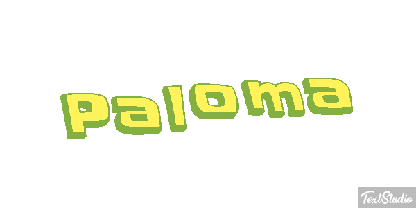 Paloma Efecto de texto