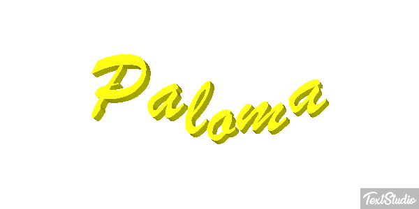 Paloma Efecto de texto