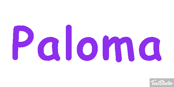 Paloma Efecto de texto