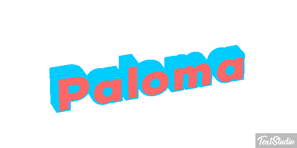 Paloma Efecto de texto