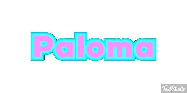 Paloma Efecto de texto