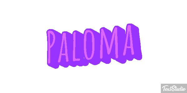 Paloma Efecto de texto