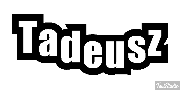 Tadeusz テキスト効果