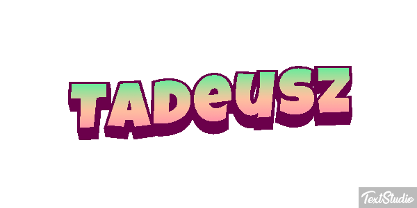 Tadeusz テキスト効果