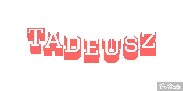 Tadeusz テキスト効果