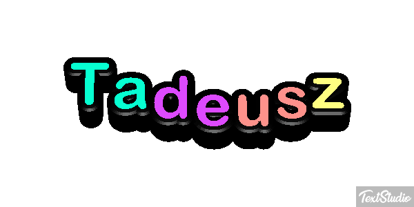 Tadeusz テキスト効果
