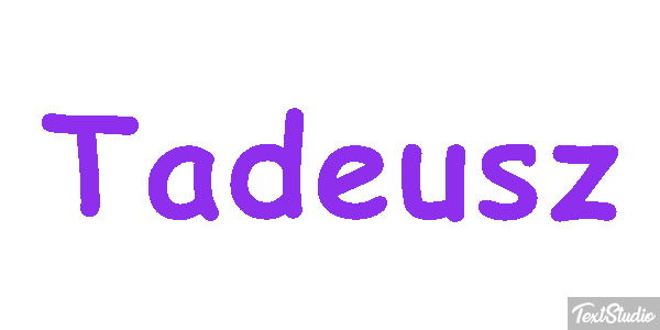 Tadeusz テキスト効果