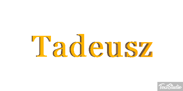 Tadeusz テキスト効果