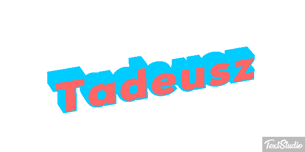 Tadeusz テキスト効果