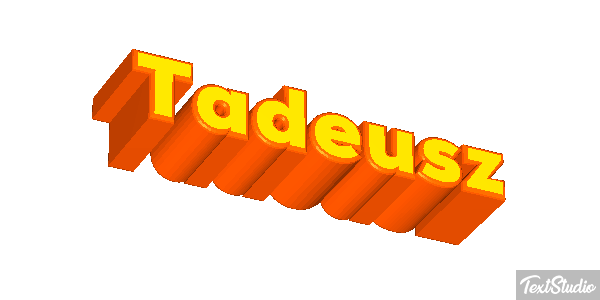 Tadeusz テキスト効果
