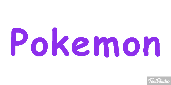 Pokémon Text effect