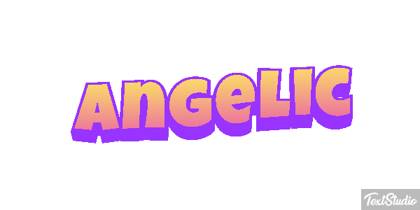 Angelic Text effect