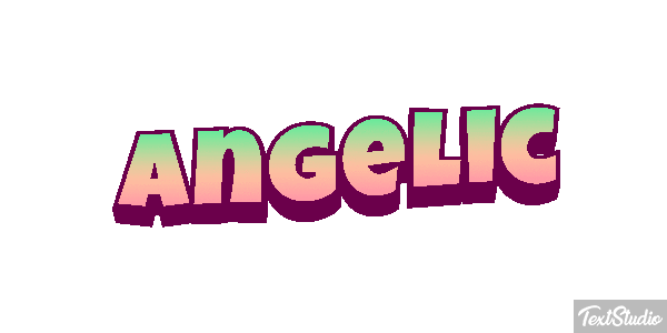 Angelic Text effect