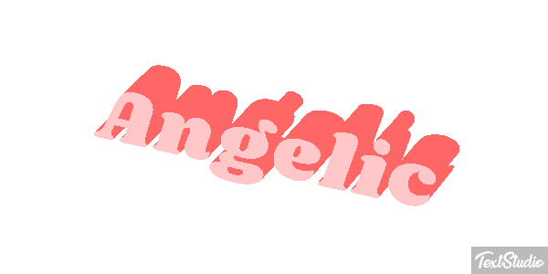 Angelic Text effect