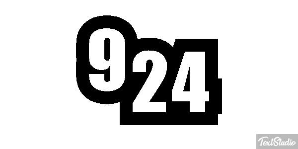 924 Text effect