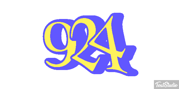 924 Text effect