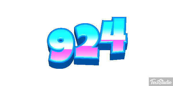 924 Text effect