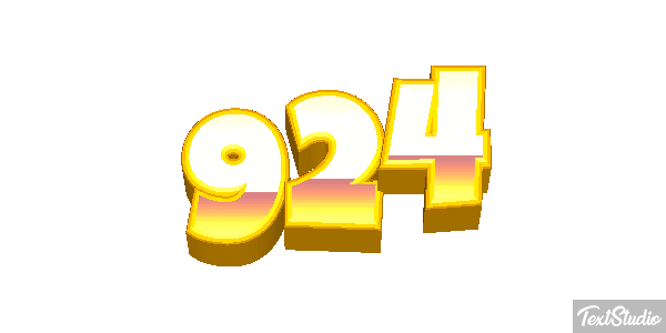 924 Text effect