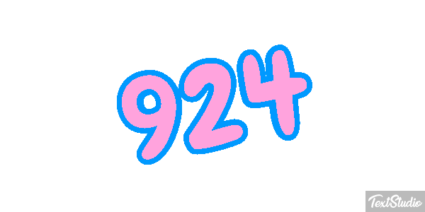 924 Text effect