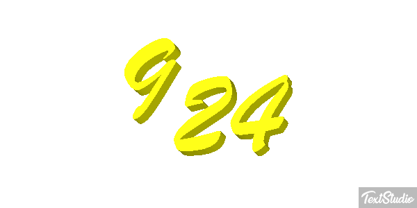 924 Text effect