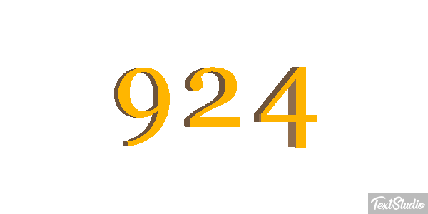 924 Text effect