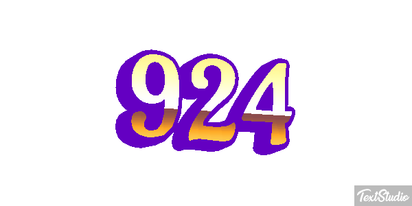 924 Text effect