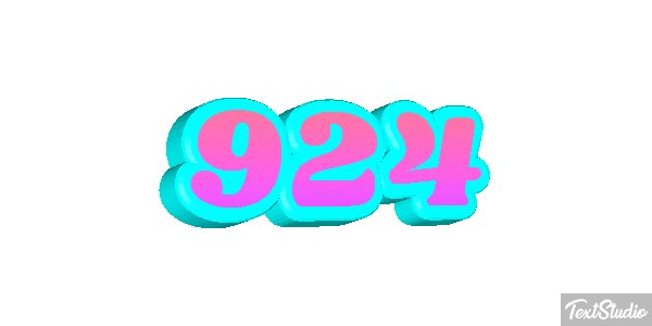 924 Text effect