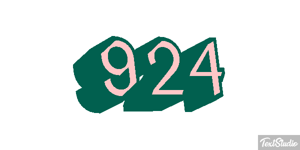 924 Text effect