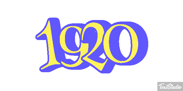 1920 テキスト効果