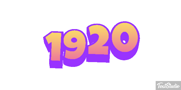 1920 テキスト効果