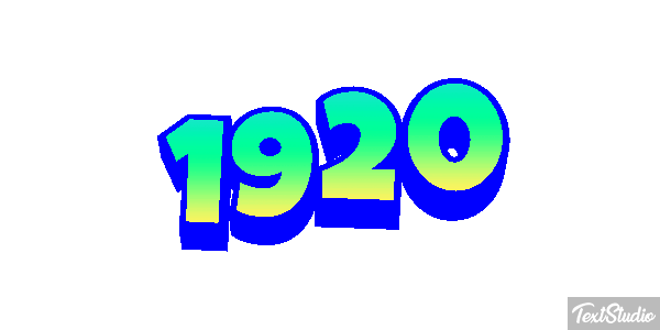 1920 テキスト効果