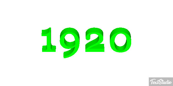 1920 テキスト効果