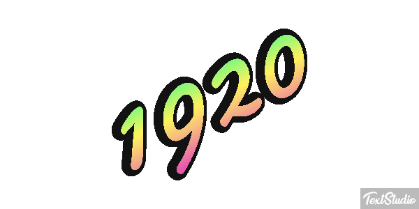 1920 テキスト効果