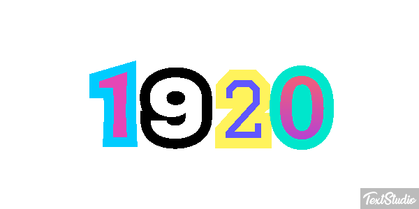 1920 テキスト効果