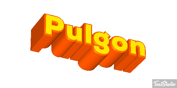 Pulgón Text effect