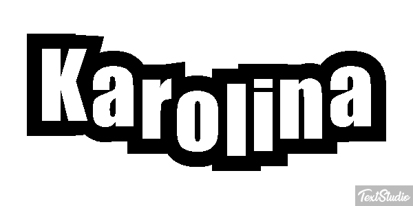 Karolina Texteffekt
