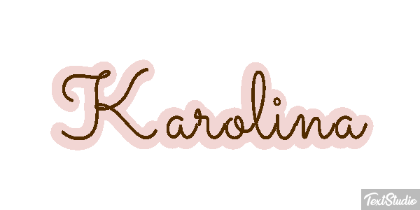 Karolina Texteffekt