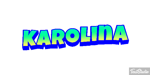 Karolina Texteffekt